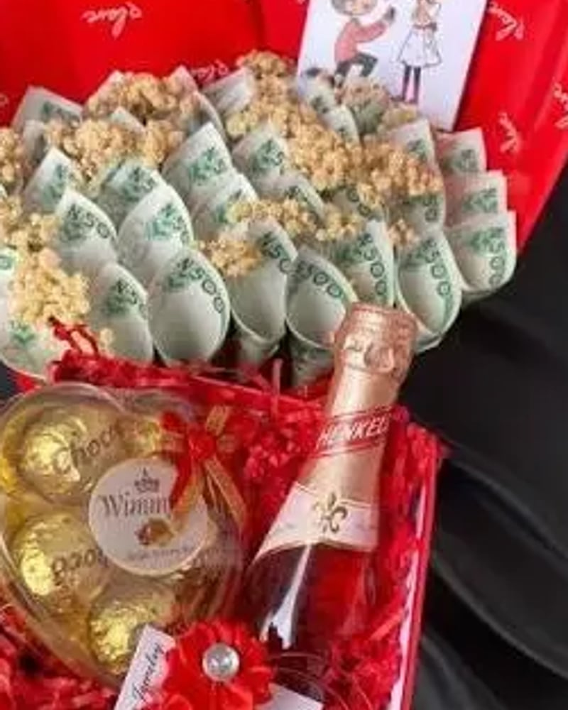 Printed proposal card reading 'Will you be my Valentine? YES